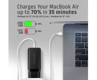 Axagon ACU-DPQ65, GaN 65W, 3x port, PD3.0/QC4+/PPS/Apple - 1353461 - zdjęcie 2